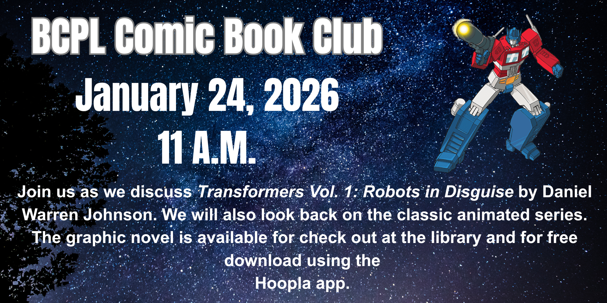 Comic Book Club January 2026 (8 x 4 in)