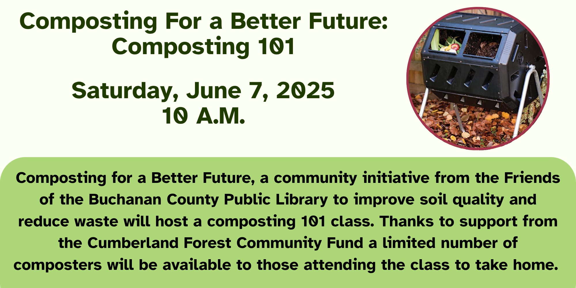 Composting for a Better Future (8 x 4 in)