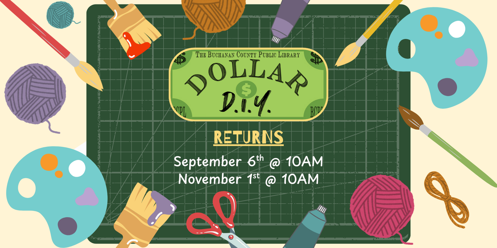 Dollar DIY Returns (8 x 4 in)(2)