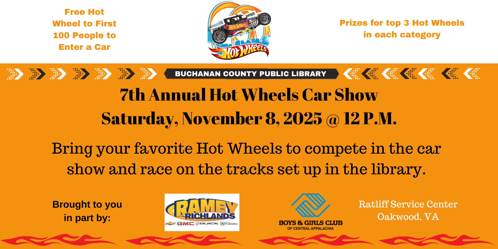 Hot Wheels Car Show 2025 (8 x 4 in)